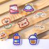 Clamp Letter Clip Page Holder Cartoon Transparent Clip Snacks Sealing Clip Paper Clip Binder Clips