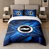 3Pcs Bedding SetBrighton & Hove Albion Football Soft Bed Sheet and Two Pillowcases Home Bedroom Decor
