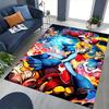 1 Stück Mega Man Anime Cartoon Design Bürostuhlmatte Rutschfeste Teppichmatte für Heimdekoration, Wohnzimmer, Schlafzimmer, Spielzimmer - Perfektes Geschenk für Fans.Y040