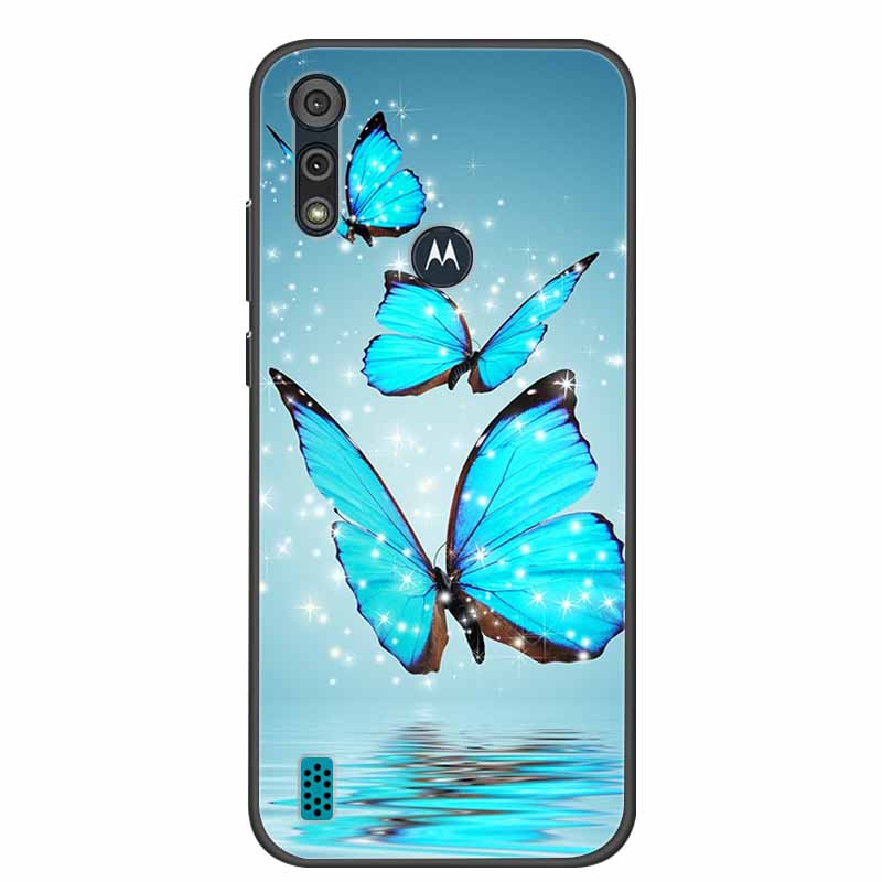 Phone Case for Motorola Moto E6i / E6s 2020 Shockproof Soft Silicone TPU Back Cover for Moto E6s 2020 E 6S 6i Cases Marble Print