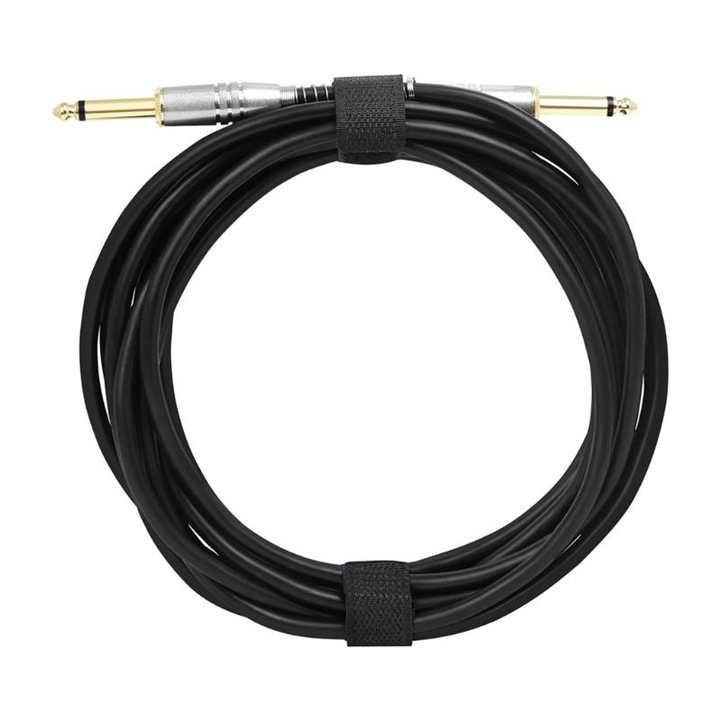 Audio Cable 6.35mm Jack Male to Male AUX Cable For Guitar Electric Piano Mixer Stereo Amplifier 6.35 to 6.35 Audio Line