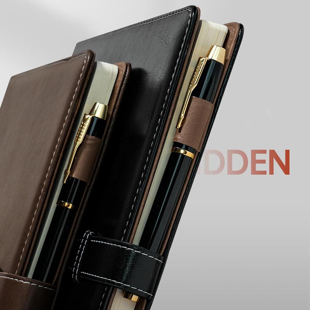 A4 Thickened Large Student Subject Notebook, Student Business Notepad, Diary, Meeting Excerpt Book, 100 Sheets 200 Pages