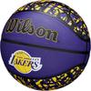 Wilson NBA Team Graffiti Los Angeles Lakers Basketball Size 7 Outdoor Diameter 24.5cm