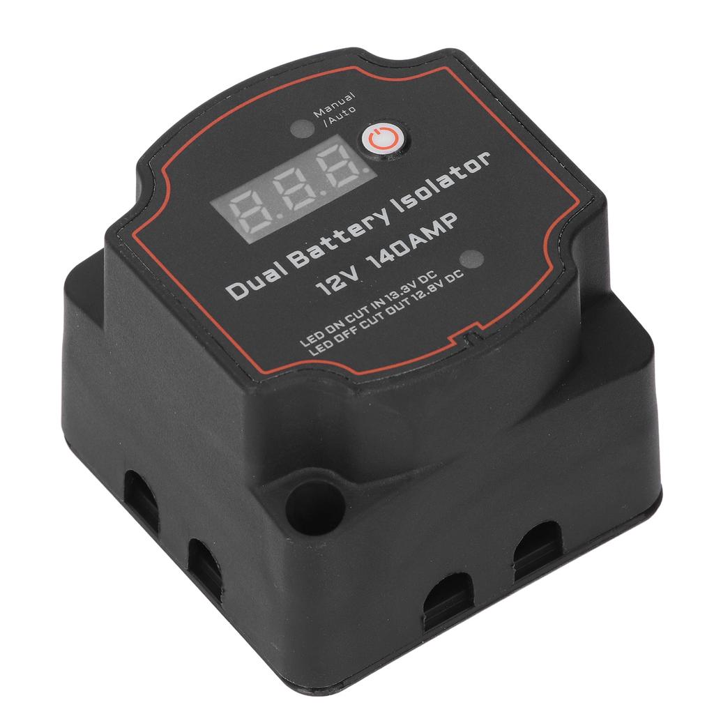 3.0m Dual Batterie Isolator DC12V 140A Manuell Auto Modus LED Bildschirm VSR Split Laderelais Kit für