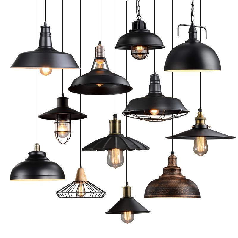 Industrial Retro Iron Pendant Lamp for Restaurants & Bars