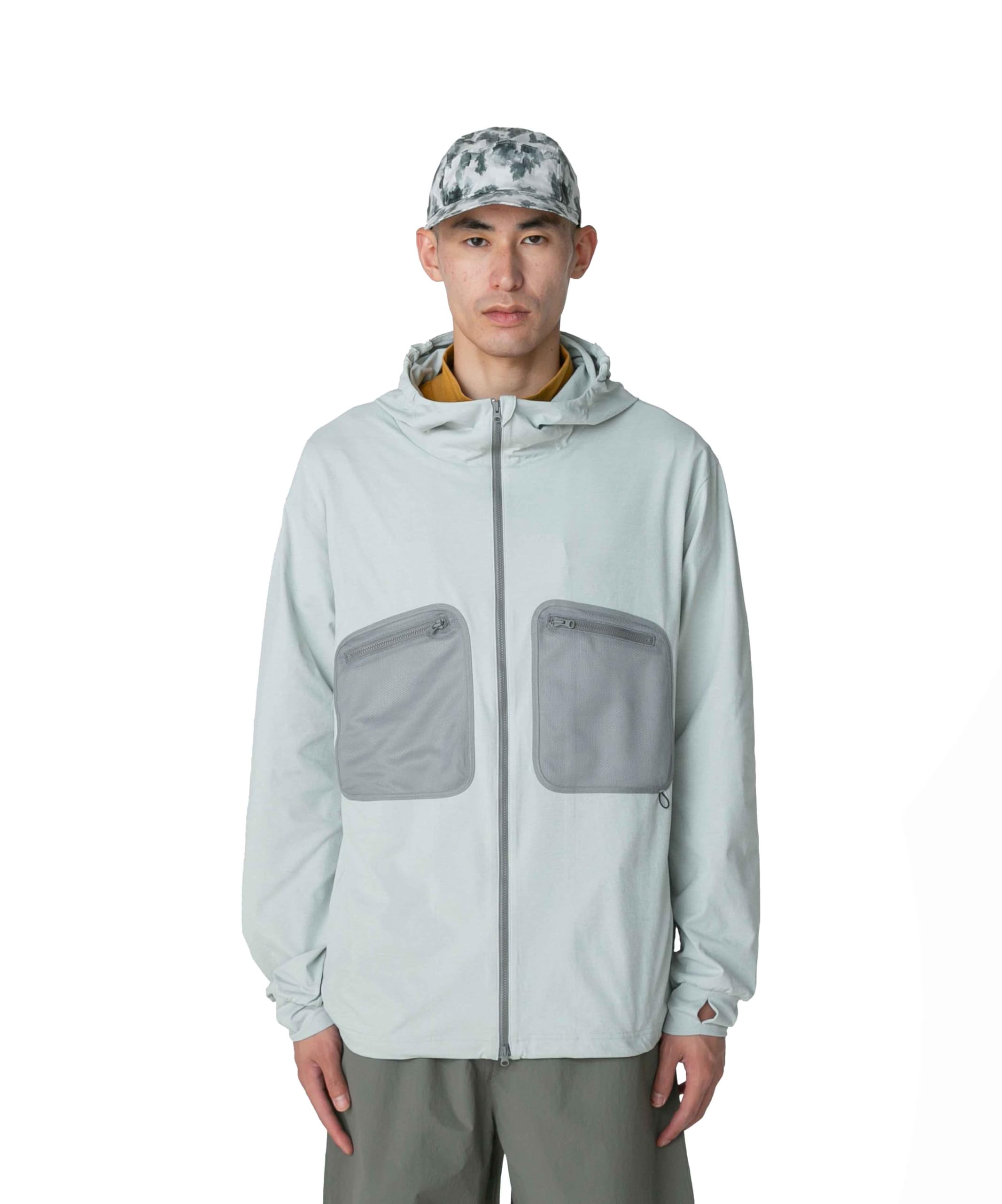 

Snow Peak Худи на молнии Water Active Верхняя одежда Куртка Худи СВЕТЛО-СЕРЫЙ L JK-25SU013 На молнии Мужская Женская