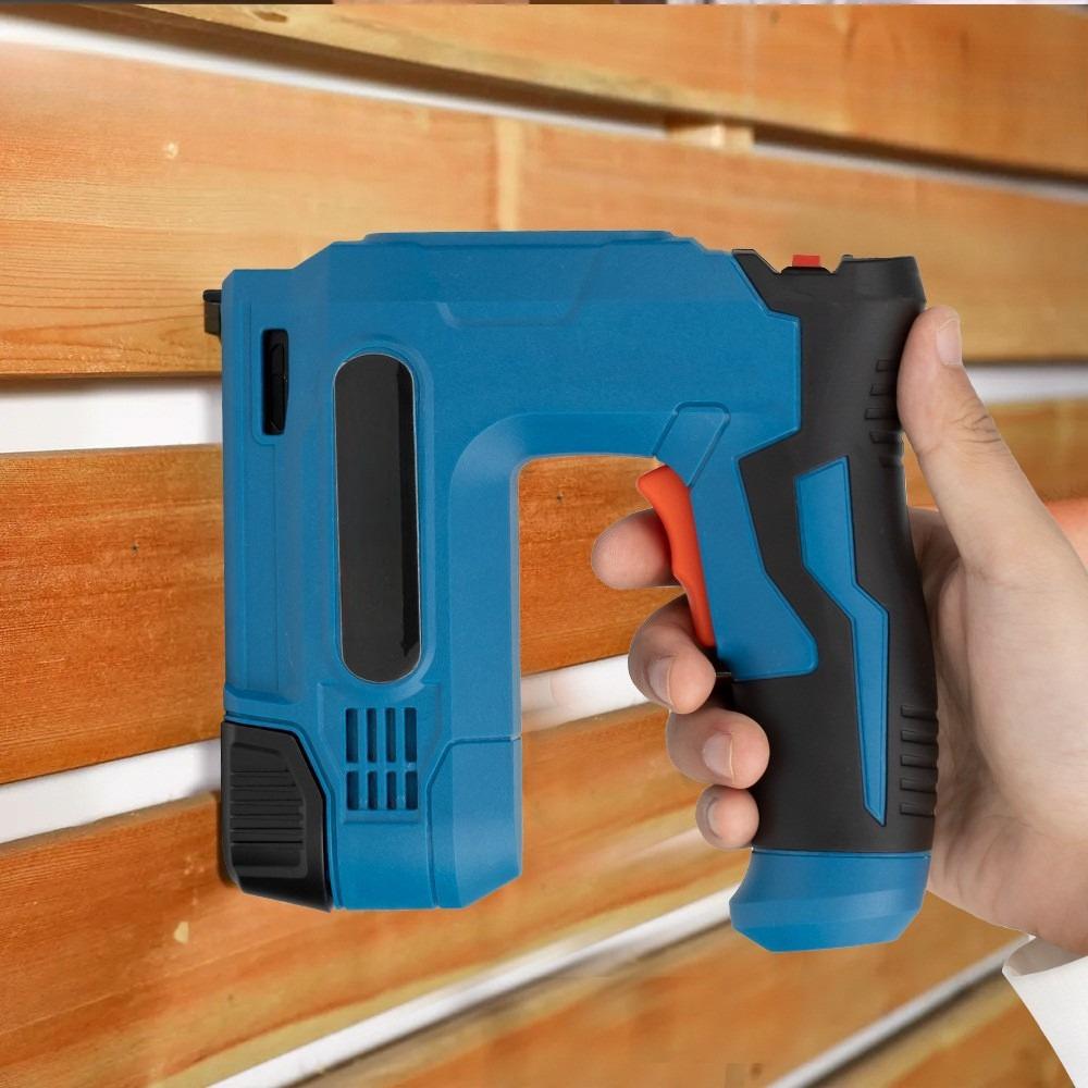 Household Portable Electric Nail Gun Cordless Handheld Air Nail Gun Furniture Woodworking Decoration Power Tool
