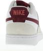 Women's Nike Court Vision Low Sneakers (FQ7628-100) White/adobe/dragon Red/team Red