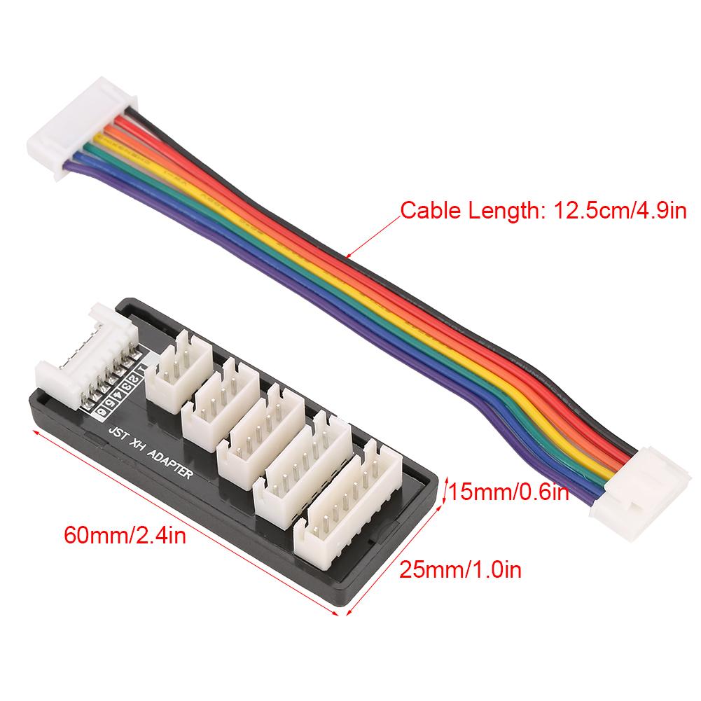 JST XH Adapter Balance Charging Expansion Board Parallel Charging Board for 2S-6S LiPo Battery