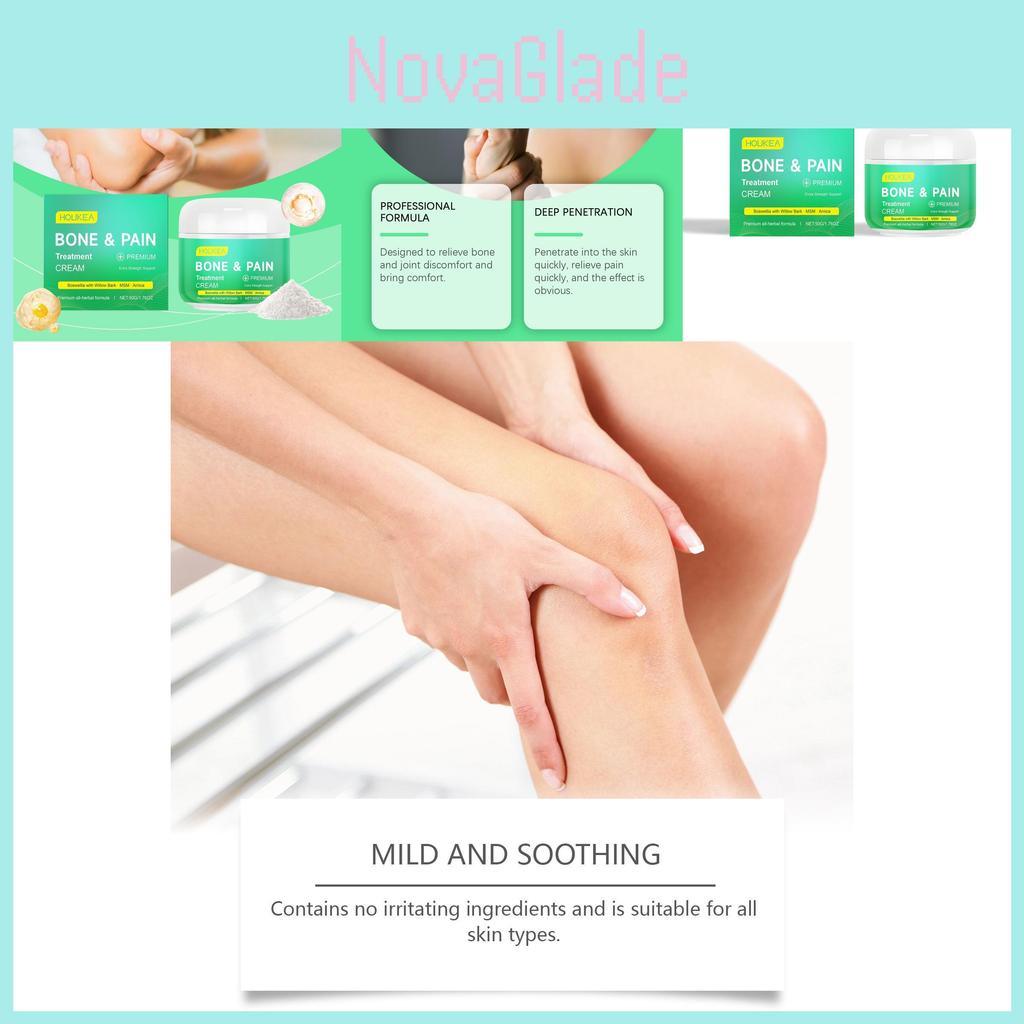 Houkea Joint Relief Cream Soothing Joint Discomfort Enhancing Vitality Gentle Body Massage Care Balm 75g