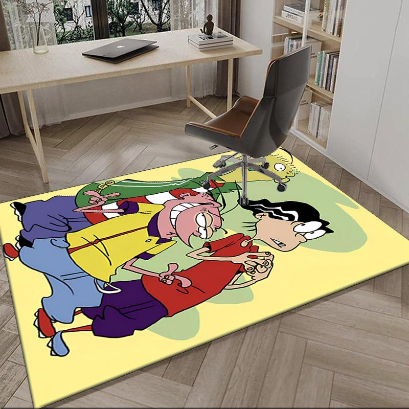 Edd Eddy Adventure Carpet, Kitchen Rugs, Yoga Mat, Non-Slip Mats, Rug for Bathroom, Living Room bedroom, Camping Rugs Christmas Gift