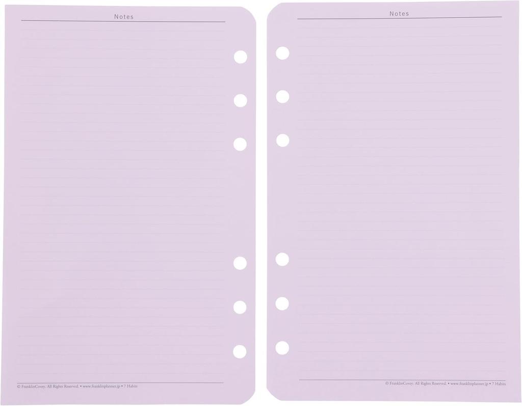 Franklin Planner 7 Habits Daily Refill 12-Month Edition, Starting July 2025, Compact, 86463