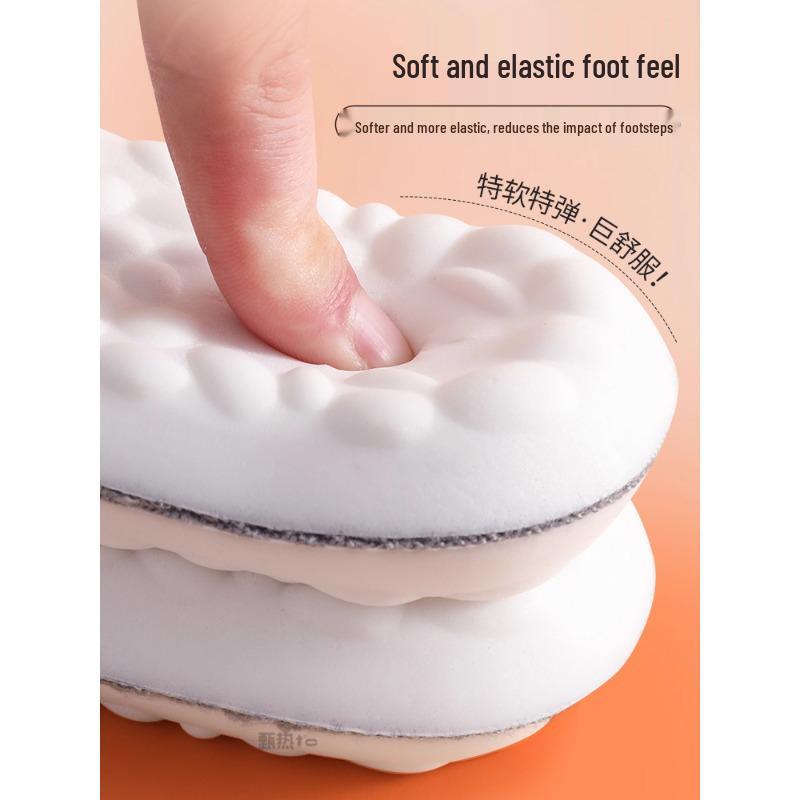 Plyšové vložky s pocitem našlápnutí: Samet připravený na zimu, zesílený, odolný proti zápachu a absorbující pot pro muže a ženy