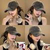 Denim Baseball Cap Men Women Vintage Distressed Wide Brim Sun Hat Casual Summer Accessory