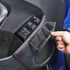 Miękkie włókno węglowe styl drzwi samochodu szyba przełącznika podnoszenia naklejka ramka dla Subaru BRZ/Toyota 86 2012- akcesoria do wnętrz samochodowych