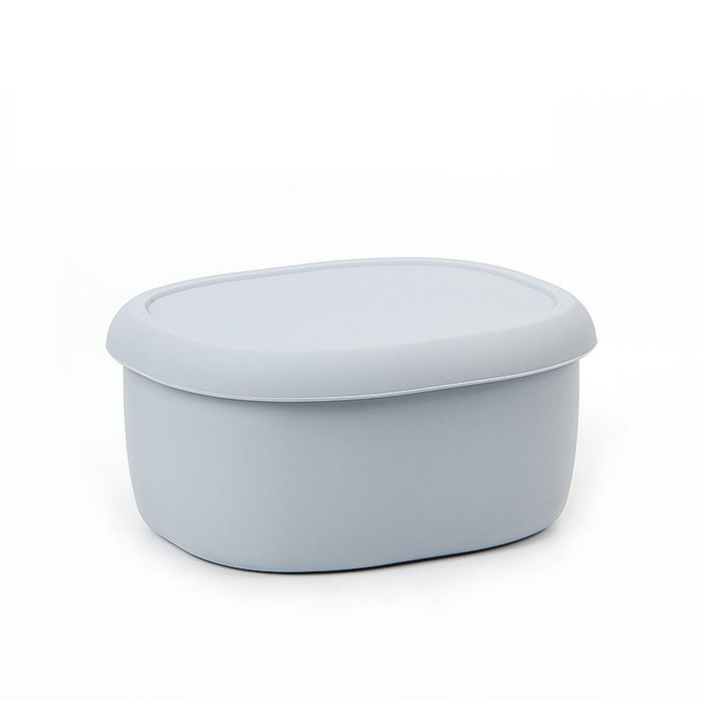 Silicone Snack Box Lunch Box, Leakproof Stackable Snack Box With Lid For Party, Wedding, Event, Travel, Bento Box