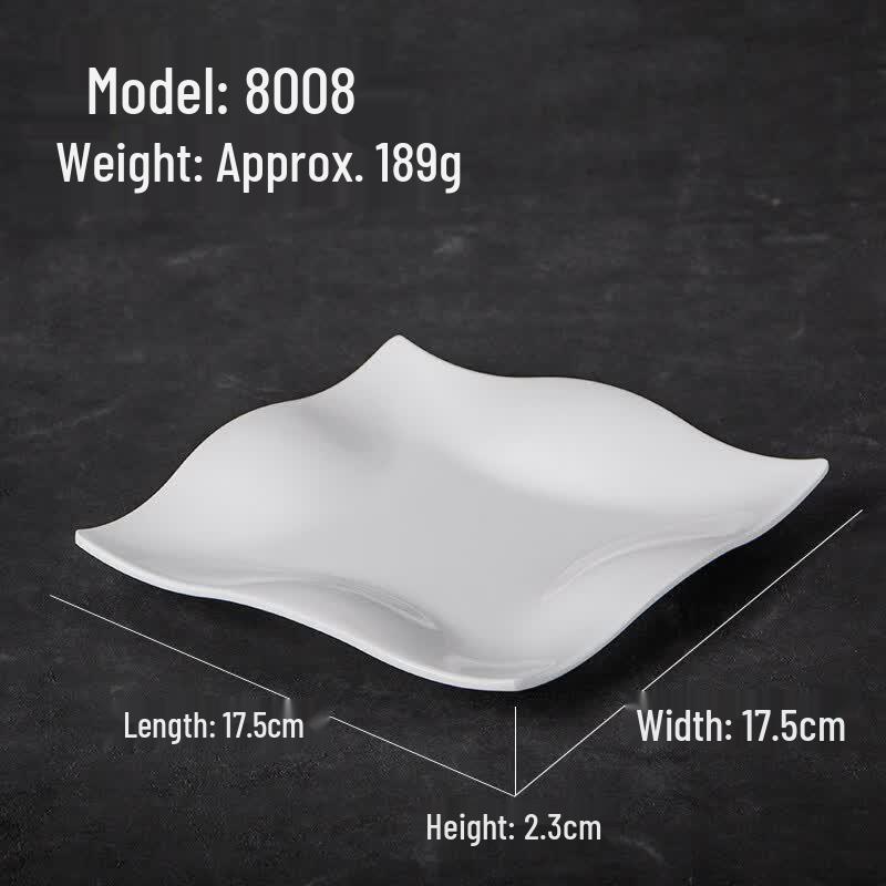 A5 Melamine Irregular Snack & Cold Dish Plates