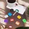 [JN] Colorful Silicone Key Covers For Easy ID - Flexible & Durable Identifier Tags Organize Keys