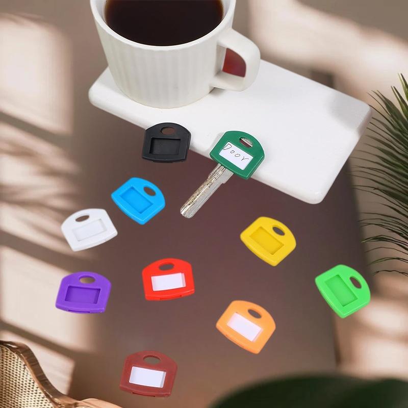 [JN] Colorful Silicone Key Covers For Easy ID - Flexible & Durable Identifier Tags Organize Keys