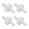 12PCS Aquarium Check Valve Ozone Resistance Oil Resistant One Way Air Valve PP Check Valve for Fish Tank Chemical