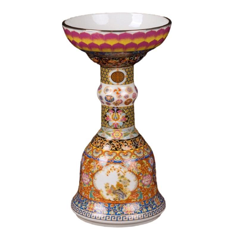Handmade Chinese Ceramic Craft with Enamel Designing Hand Paint Antique Craft