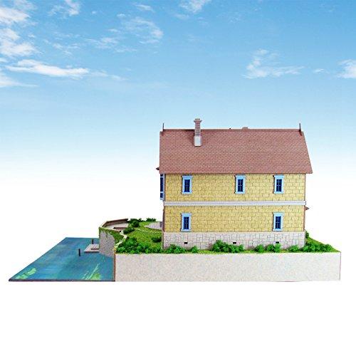 Sankei Miniature Art Kit Studio Ghibli Series When Marnie Was There Marsh House 1/220 Scale Papercraft MK07-24