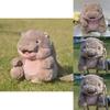 Adorable Plush Hippopotamus Backpack With Soft Pp Cotton Fill And Big Smiling Face