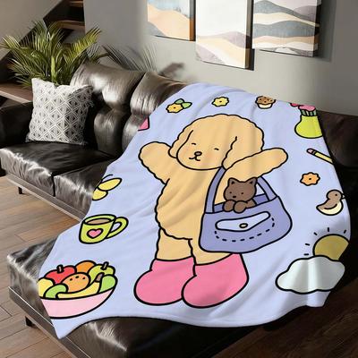 Cartoon Cute BobbieS G-Good Blanket For Sofa Office Bed Plane Travel Sleep Read Relax Camping Soft And Warm