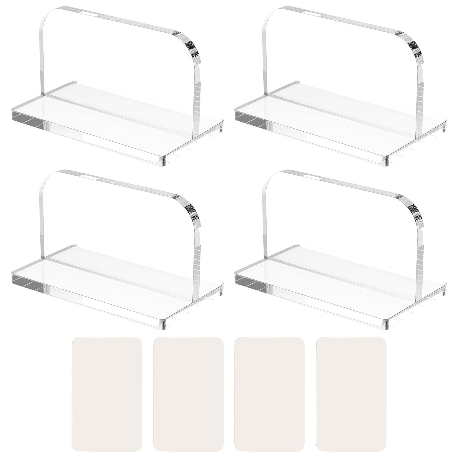 

4/8Pcs Acrylic Aquarium Lid Handles Transparent Fish Tank Lid Handle Adhesive Glass Lid Handle Replacement Aquarium Accessories