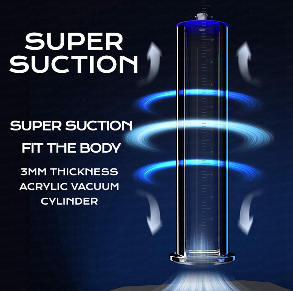 Smart Electric Penis Pump Vacuum Penis Enlarger Sex Toys For Men Acrylic Cylinder Dick Pump Penis Extender Trainer