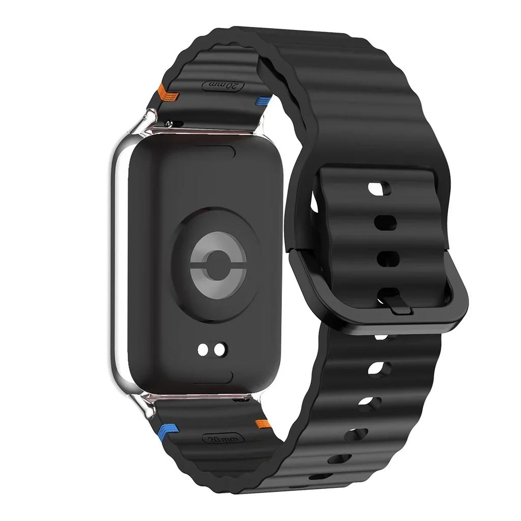 Silikonarmband für Redmi Watch 5/4 Armband Ersatz Atmungsaktives Handgelenk Sportband Correa für Mi Band 9/8pro Weiches Armband