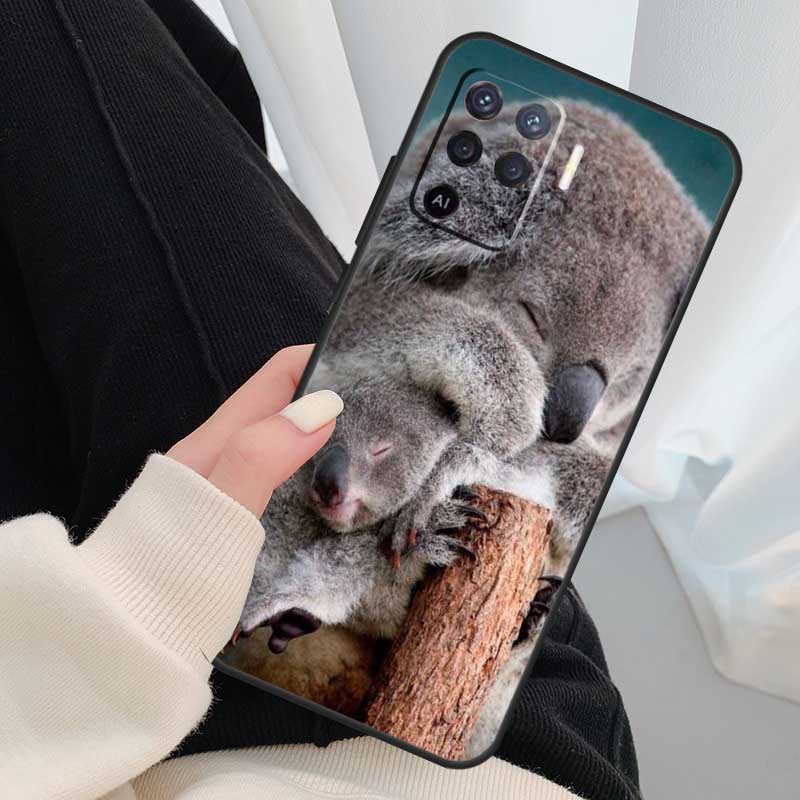 Australian Koala Case For Oppo A40 A60 A80 A5 Pro A15 A16 A17 A57 A77 A94 A74 A54 A76 A96 A18 A38 A58 A78 A98
