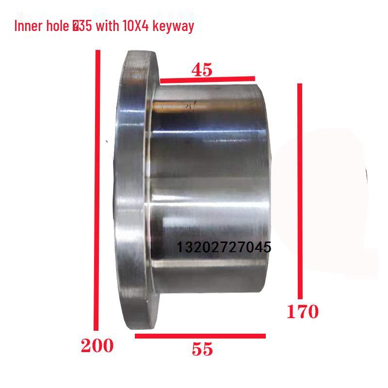 Electric Rail Cart Drive Wheel with Keyway - Internet Celebrity AGV Pulley Train Wheel