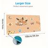Eevee Print  Cushion Non-slip Laptop Tablet Big Mousepad XXL Mat Mini PC Playmat With Lock edge