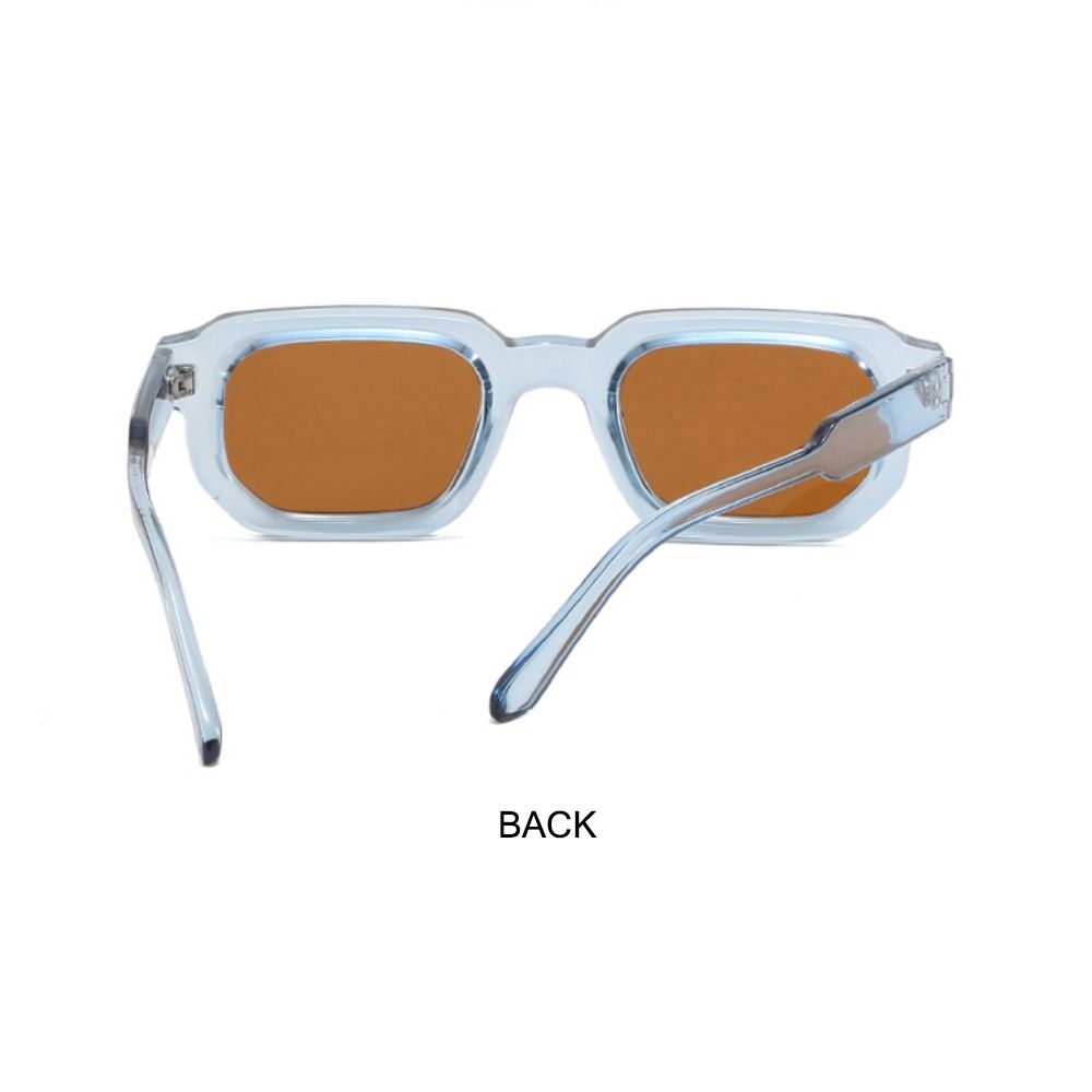 Y2K Square Frame Sunglasses UV400 Protection Punk Sun Glasses Retro Small Shades for Women & Men