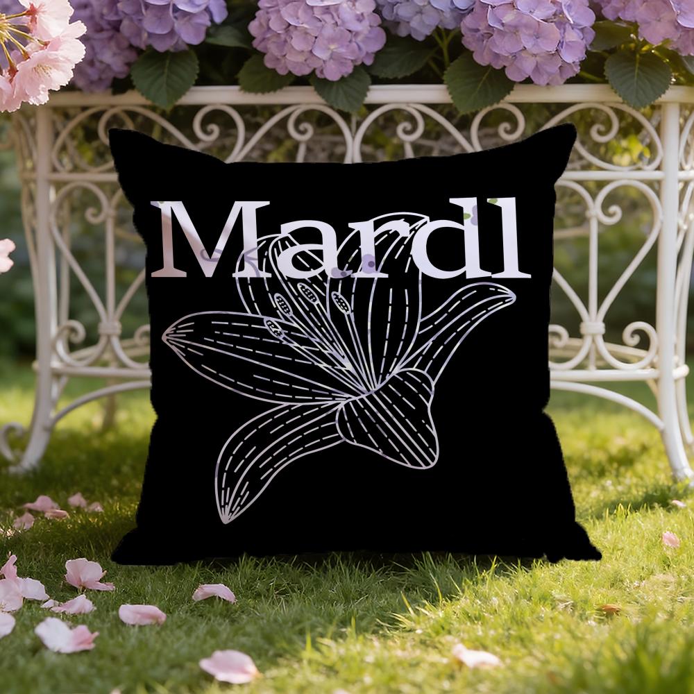 M-MardiS M-Mercredi Cushion Cover Home & Car Dual-Scene Pillow Cover: Reversible for Premium Comfort