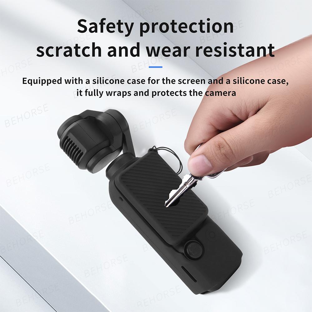 Pocket 3 Silicone Protective Cover For DJI Osmo Pocket 3 Scratch And Drop Resistant Body Storage Case Camera Accessories