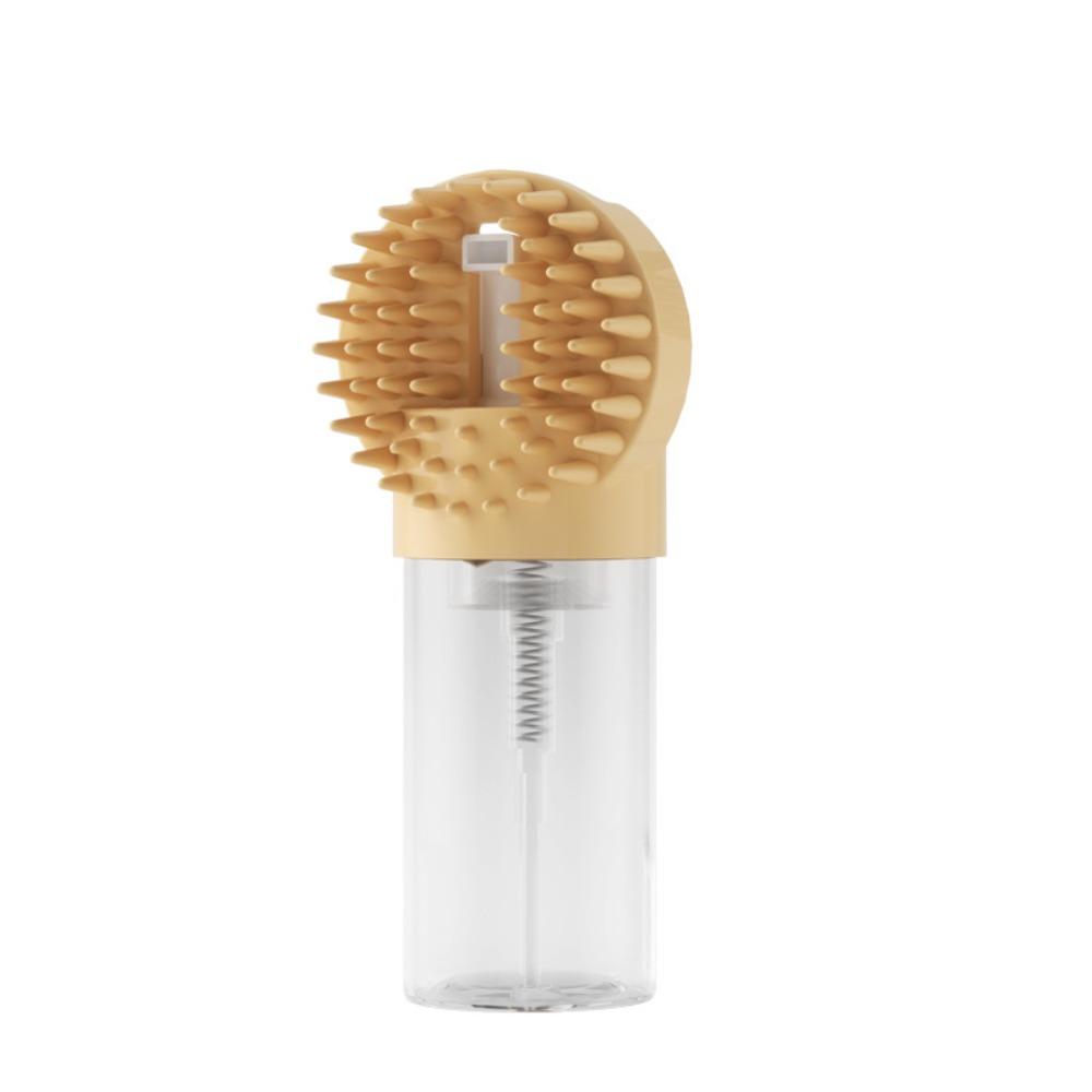 

Мягкая щетка для купания собак Силиконовая щетка для груминга питомцев Щетка для чистки собак «Все в одном» Купание питомцев жёлтый