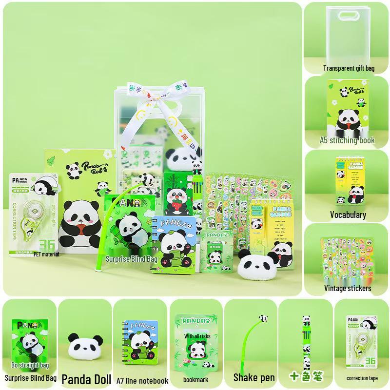 

Набор канцелярских принадлежностей «Панда»: Детские сувениры для вечеринок и награды для возраста 4-10 лет