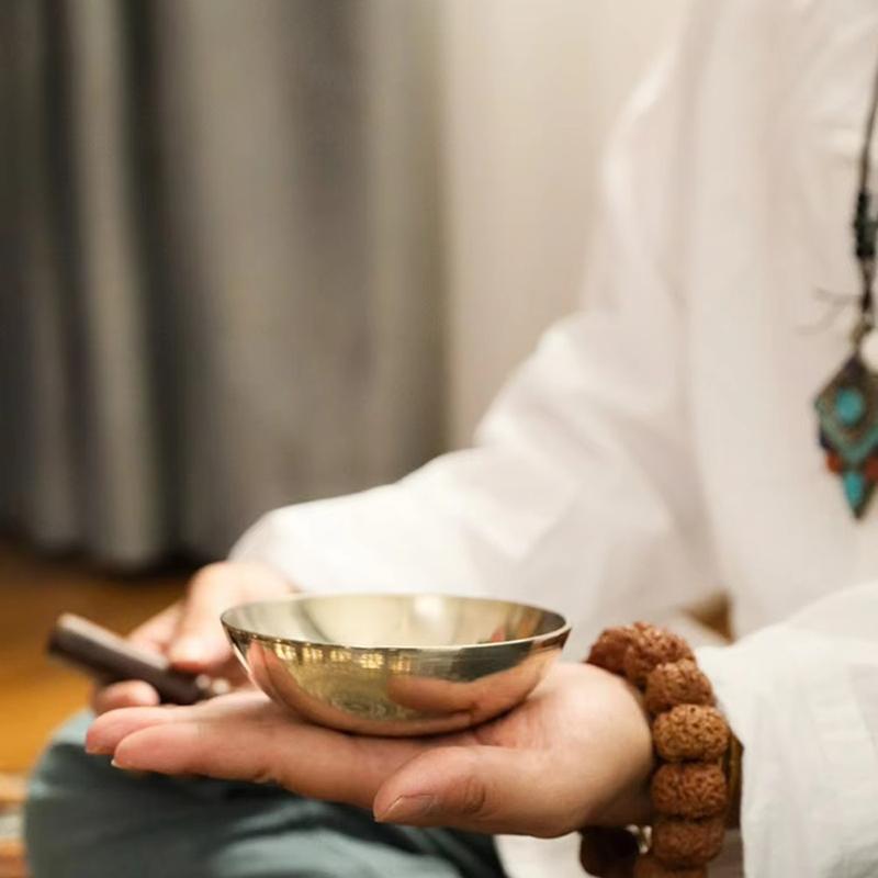 Nepal Copper Singing Bowl Handmade Healing 10cm Yoga Meditation Tibetan Miniature Singing Bowls Sound Therapy Massage Percussion Instruments
