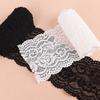 Stretchy Trim Ribbon 10CM Wide 2Yard Long for Sewing Projects, Soft Scalloped Style Ribbon for Fabric Craft Finishing