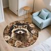 Palace Animals Pattern Round rug,Carpet Rug for Living Room Bedroom Playroom ,Non-slip Floor Mat,Holiday Gifts and Birthday Gifts.
