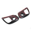 For Abarth 595 695 2017 2018 2019 2020 2021 2022 2023 2024 Real Carbon Fiber Car Front Fog Lamp cover Car Accessories LHD RHD