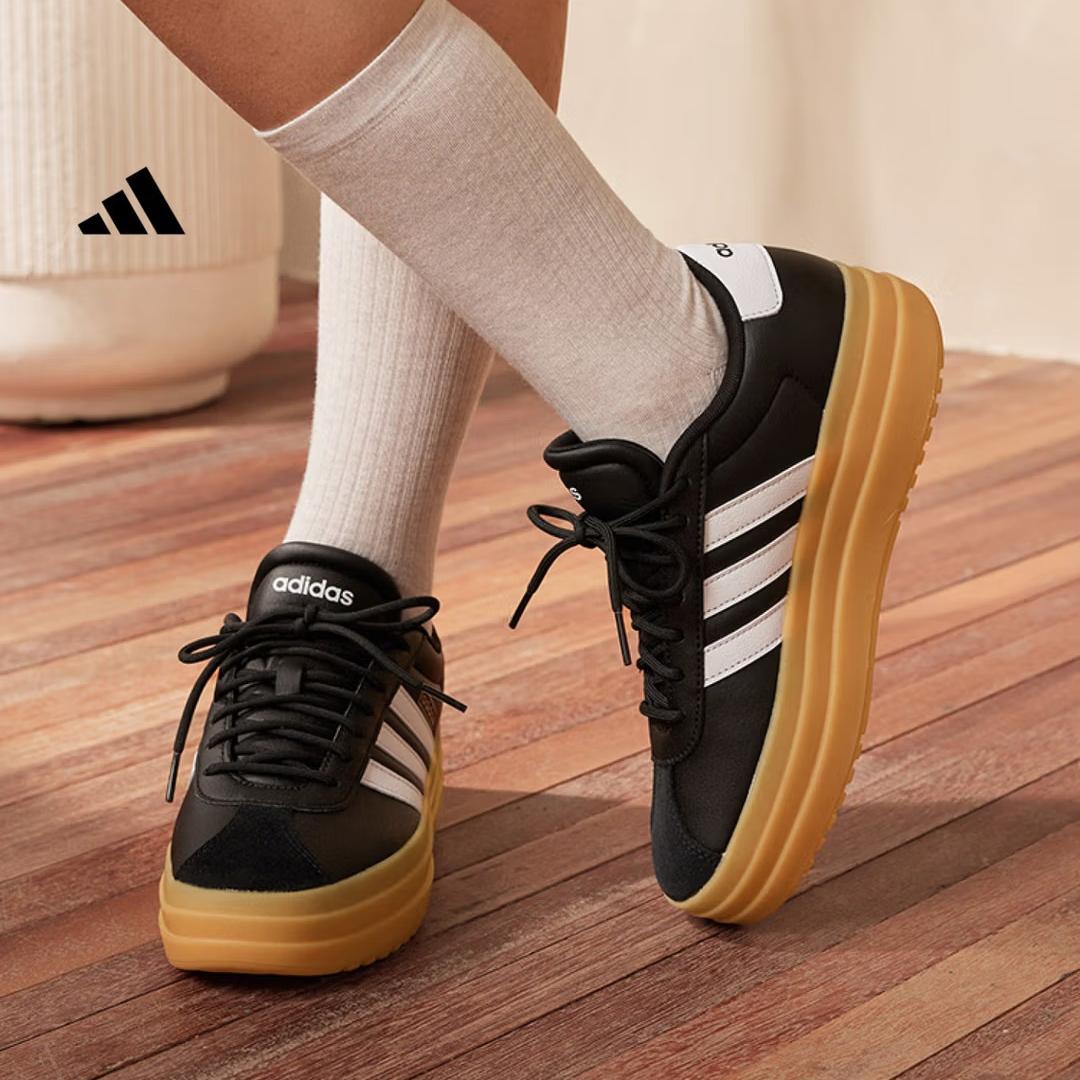 Adidas  T Head Shoes  VL COURT BOLD Thick-soled Shoes Training Shoes Adidas IH3081 36 чёрный