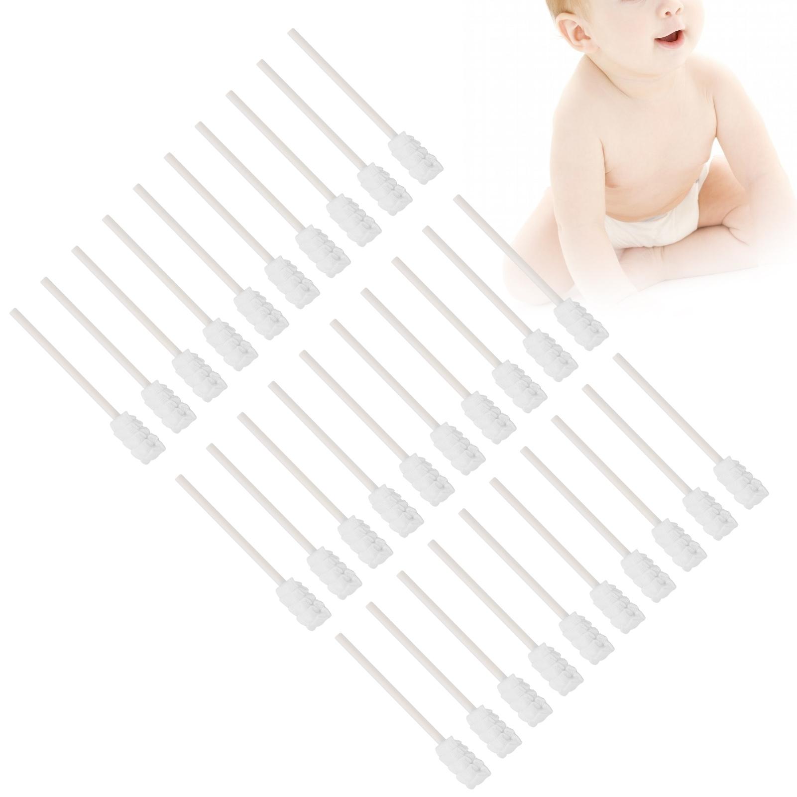 30 stuks Baby Tandenborstel Baby Tandvlees Tong Reiniger Baby Mondreinigingsstick voor Baby's van 0-3 Jaar