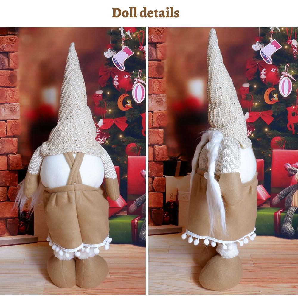 Stretch Gandalf Plysj Juledukker Barn Julegaver Hage Dverg Nyttår Navidad Hjemmepynt Juletrepynt