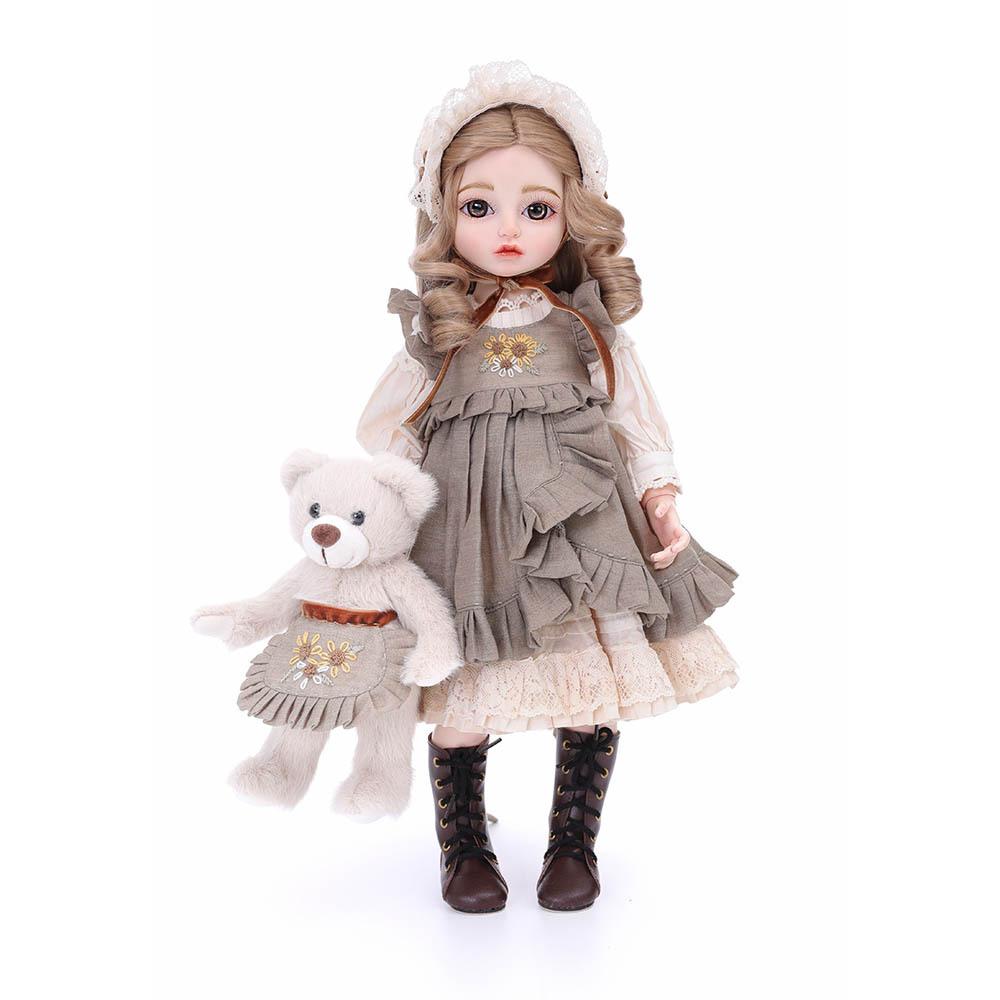 45Cm4 Points BJD Spherical Joint Can Be Replaced Barbie Doll Clothes Toy Doll Bear Doll Room Ornament