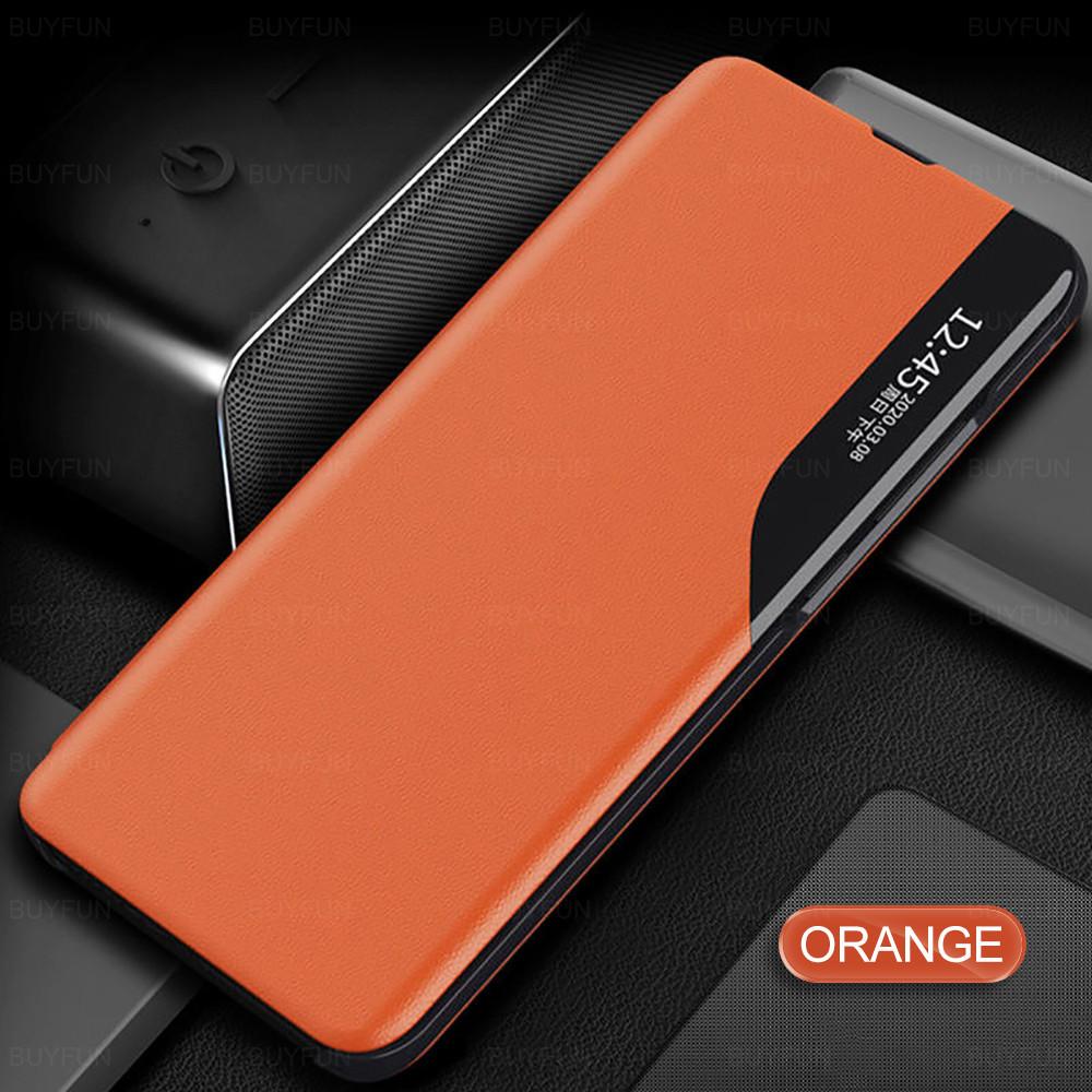 Husă NFC pentru Pocophone X3, piele PU, cu magnet, pentru fereastră inteligentă, cu suport și clapă, pentru Xiaomi Little Poco X3 X 3 PocoX3 Pro