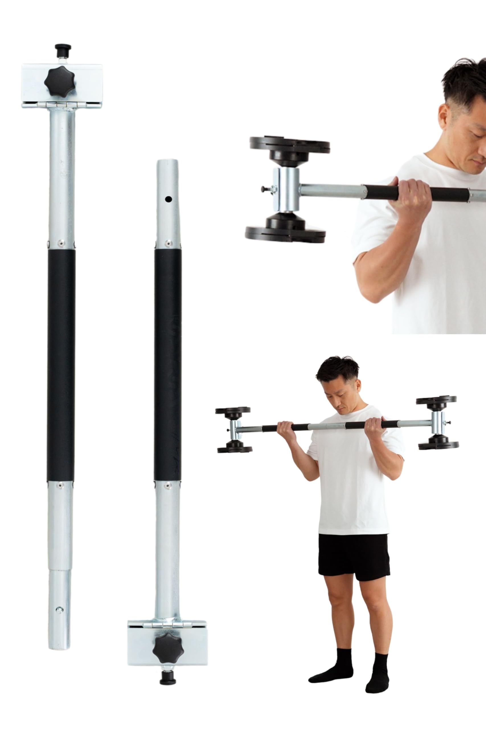 

TEDDY WORKS KOMBO Силовые тренировки Гантели и штанга Идеально для дома Сделано в Японии Оборудование, тренажер, тренировки, (Прямой, Черный) чёрный