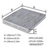 17801-28030 87139-07010 Combo Engine Cabin Air Filter For Toyota Camry XV40 XV50 Daihatsu Altis Venza 2.4L 2.5L 2.7L 2007 - 2017